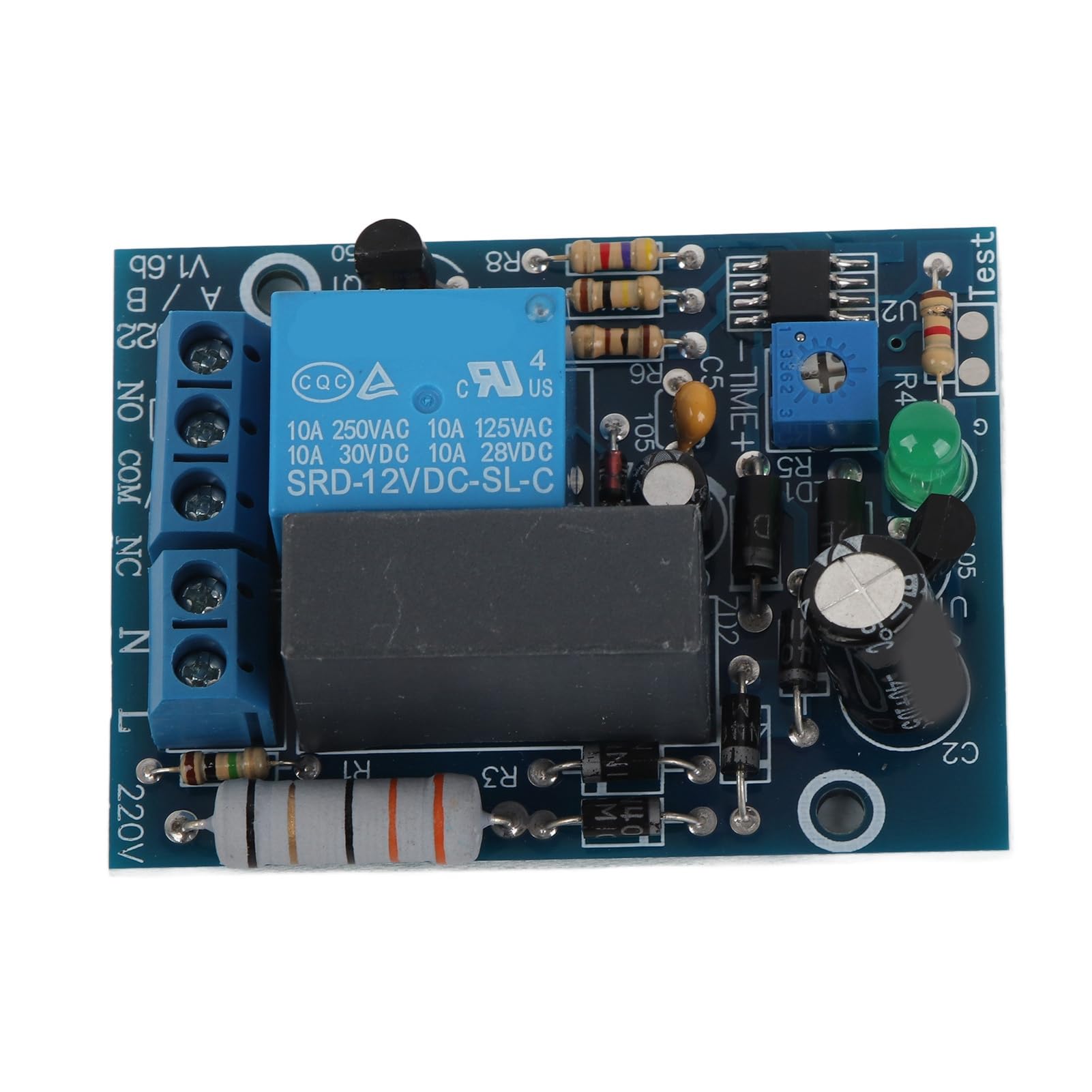 220 VAC Delay Relay Module with Delay Switch (0~10Sec)