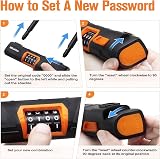 NDakter Keyless 4-Digit Bike Lock with 5FT Steel Cable Heavy Duty D Lock view 6