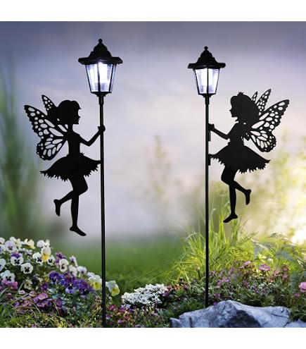 ZKLiLi Solar Fairy Hummingbird Watering Can Lights Outdoor, IP65