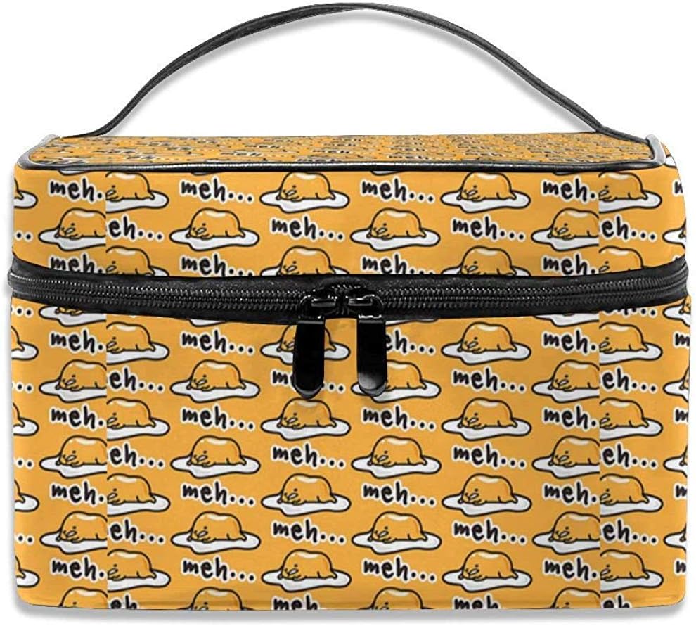 Gudetama Make up Bag Cosmetic Bag Pouch Large Toiletry Organiser Travel For Women Men Girl