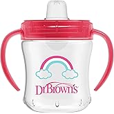 Dr. Brown’s™ Soft Spout Transition Cup, 6 oz/180 ml Pink
