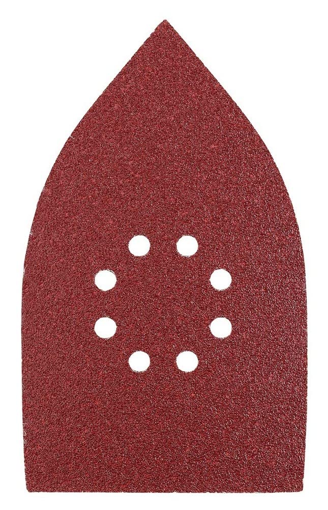 kwb Multi-Sander Sandpaper 107X175 Mm Made Of High-Grade Aluminium Oxide With Grit Size 40, tool-Free Change, Synthetic Resin Bonding and Reinforced Paper Backing for Coarse Sanding Of Wood and Metal