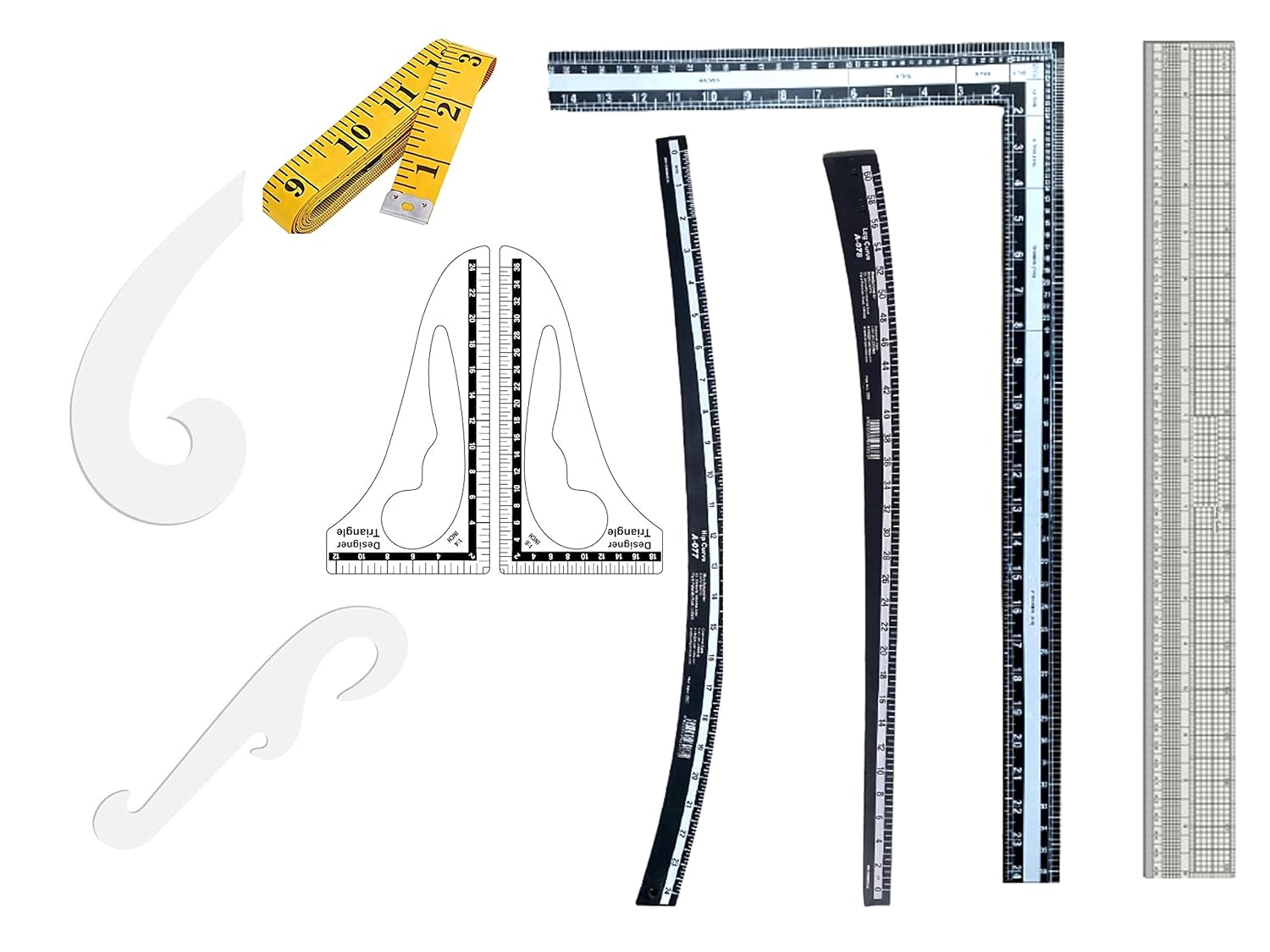 KHYATI Fashion Designing Scale/Hard Plastic Scale/Tailoring Material