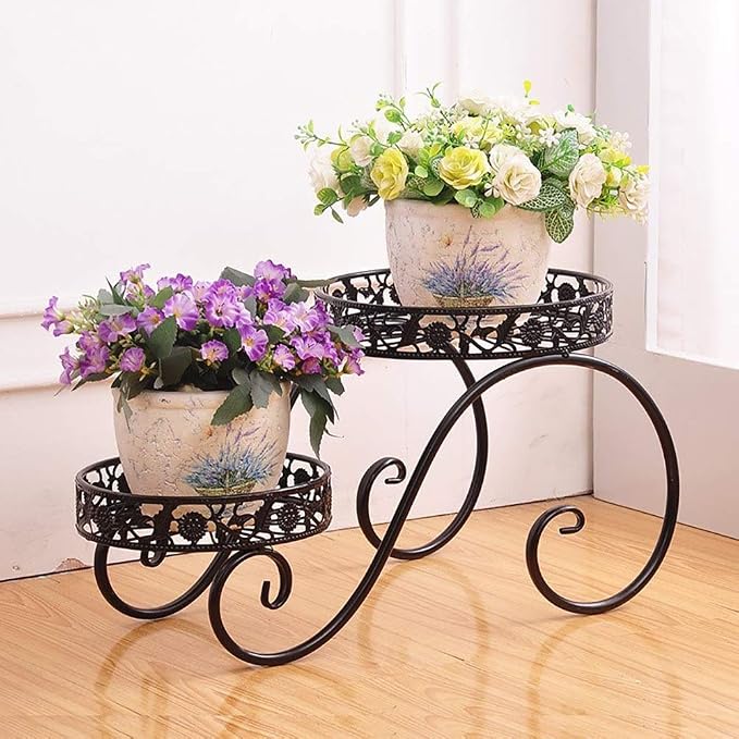 Estantes de Plantas 2 Pergaminos Escalonados, Soportes De Patio De ...