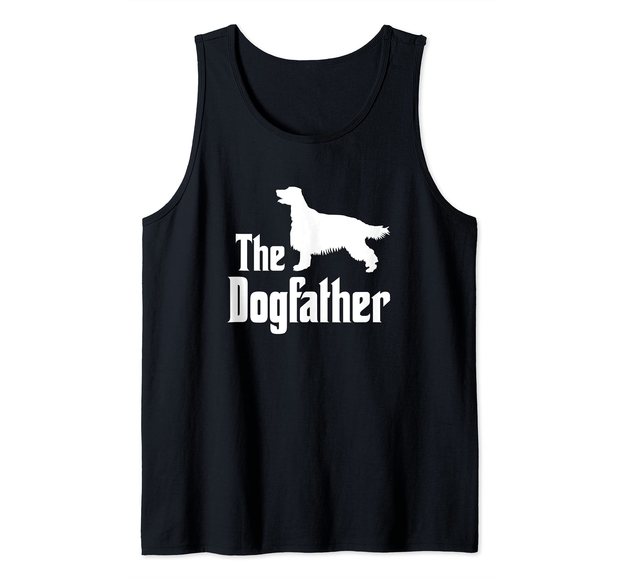 The Dogfather - funny dog gift, funny Irish Setter Tank Top
