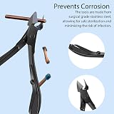 iSOUL Nail Clippers Set 12Pcs Stainless Steel Manicure Grooming Kit view 4