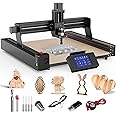 Twotrees CNC Router Machine, 3-Axis All-Metal CNC Machine TTC450 Working Area 18.1 x 18.1 x 3.1inch for Engraving Cutting MDF, Acrylic, Solid Wood, Nylon, PCB, Carbon Fiberboard