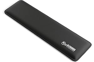 GLORIOUS PC GAMING RACE Glorious Gaming Wrist Pad/Rest - Slim TENKEYLESS - Black - Mechanical Keyboards,Stitched Edges,Ergonomic | 14x4 inches | 0.7in/17mm Thick (GSW-87) Slim TENKEYLESS (Black)