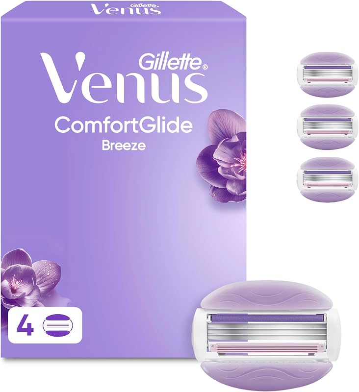 Comfortglide Breeze Cuchillas de Afeitar Mujer, Pack de 4