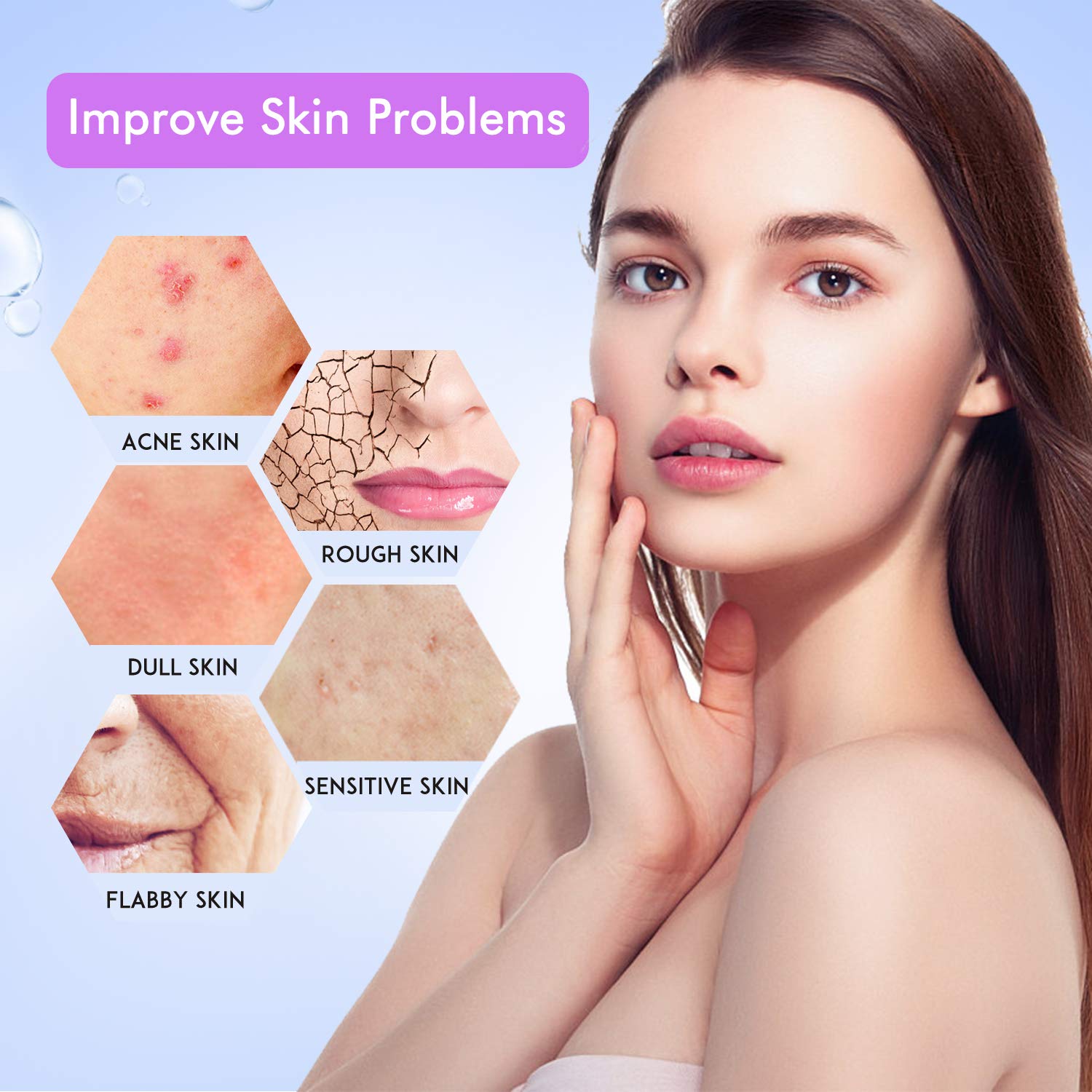 Zenpy Nano Ionic Facial Steamer Hot Mist Face Steamer Home Sauna SPA Face Humidifier Atomizer for Women Men Moisturizing Cleansing Pores with Blackhead Remover Kit: Beauty