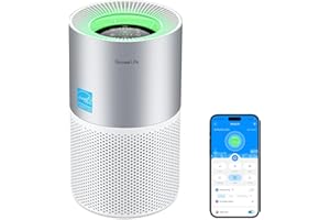 GoveeLife Air Purifiers for Home, Smart Air Purifier for Large Rooms with App & Alexa Control, Covers up to 1162ft², Air Quality Monitor, PM2.5 Sensor Air Purifier for Pet Hair, Pollen, Dust, Smoke