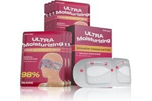 ZHENYEMEI 3D Self Heated Eye Mask for Dry Eyes with 100+ Soft Beads,Steam Eye Mask for Sleeping,Relaxation, Disposable, Spa, Travel Gifts for Women, Men 7 Packs