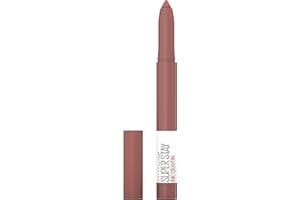 Maybelline Super Stay Ink Crayon Lipstick Makeup, Precision Tip Matte Lip Crayon with Built-in Sharpener, Longwear Up To 8Hrs, Trust Your Gut, Mauve Nude Pink, 1 Count