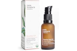Skin Essence Organics Rosehip Seed Oil - Authentic, Cold-Pressed, & Certified Organic (30ml)