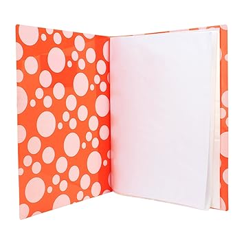 Tranbo Clear Book Plastic File Folder Display Presentation Book