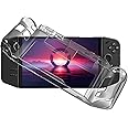 Qoosea for Legion Go Case Ergonomic Grip Soft TPU Shock-Absorption Case Anti-Fingerprint Scratch Resistant Cover for Lenovo Legion Go Gaming Handheld 8.8" 2023 - TransparentBlack