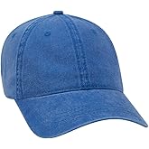 OTTO 6 Panel Low Profile Garment Washed Pigment Dyed Baseball Cap