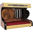 Shoe Polisher Automatic Induction,Electric Shoe Cleaner,Stainless Steel Automatic Induction Shoe Polisher Machine for Dust Removal Polishing ,Leather Shoe Cleaning Kit Portable,A