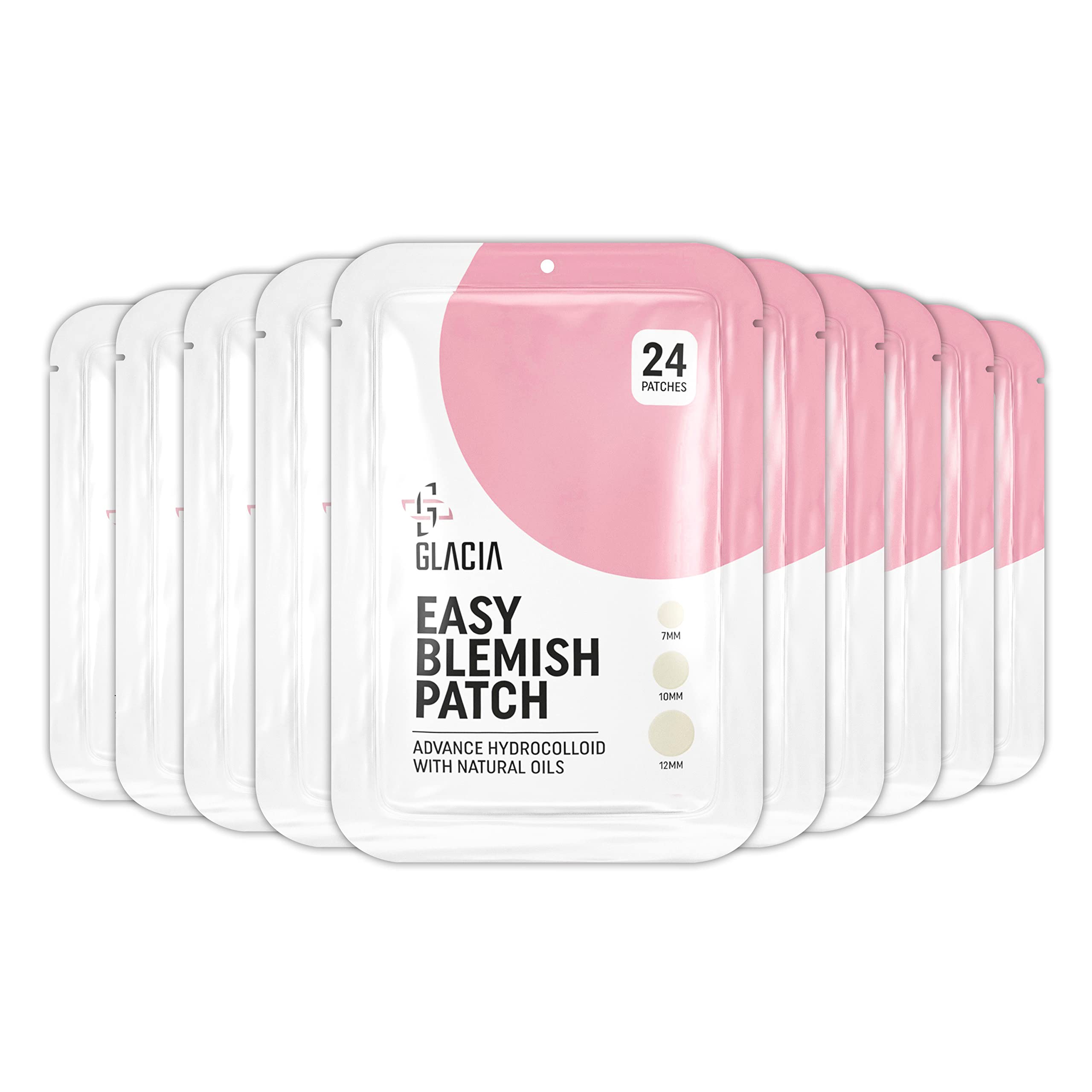 Pimple Patches by Glacia® – 240 Pack of Spot Patches, Spot Patches for All Skin Types – Spot Stickers spot Patch Made With Natural Oils, Tea Tree and Calendula For Fast Acting Skincare — image 1