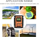 Regun 30A MPPT Solar Charge Controller 12V 24V LCD Dual USB Lead-acid Battery view 3
