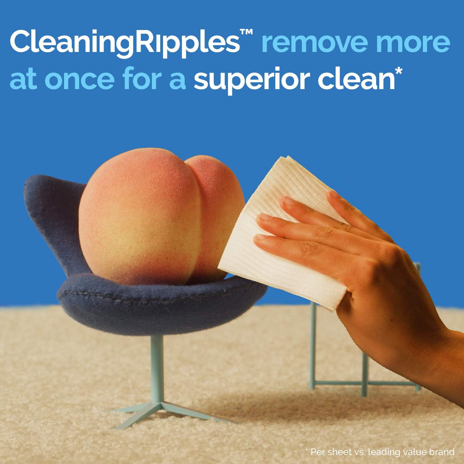 Cottonelle Ultra CleanCare Soft Toilet Paper with Active CleaningRipples, 24 Family Mega Rolls: Health & Personal Care