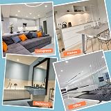 Vlio 5W Ultra Slim LED Downlights 460lm 6000K IP44 24mm Recessed 20 Pack view 6
