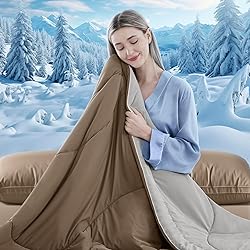 FineMay Cooling Comforter Twin Size, Double-Sided