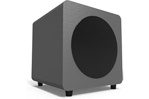 Kanto SUB8VMG Sealed Powered Subwoofer | 300W Peak Power | 8" Woofer | Matte Grey