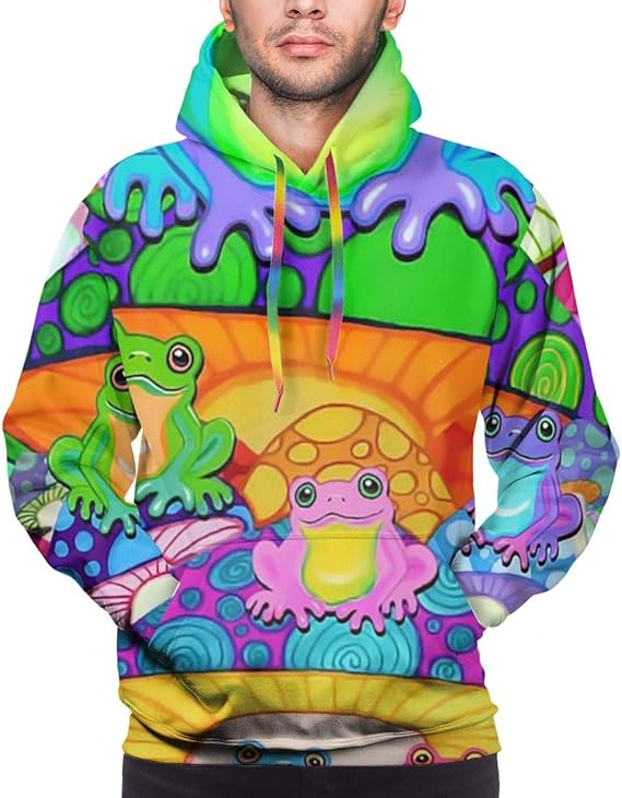 Amazon Co Jp 漫画のカエルの家族 パーカー メンズ トレーナーパーカー おしゃれ フーディ スウェットパーカー 長袖 フード付き ポケット付き プルオーバー カジュアル ライト パーカー 服 ファッション小物