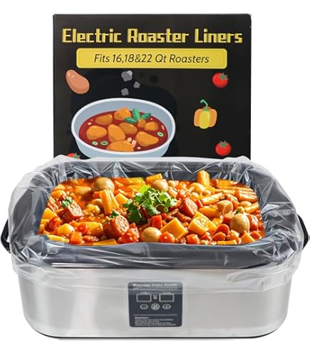 Amazon.com: Pansavers 16 - 22 Quart Electric Roaster Liners