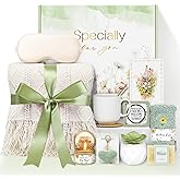 Joyliss Get Well Gifts for Women Self Care Gifts, Sympathy Gift Baskets Spa Gifts Set, Thinking of You Inspirational Hug in a Box Gifts for Mom Her Friend Sister Wife Girlfriend
