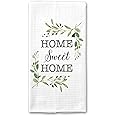 CANARY ROAD Home Sweet Home Dish Towel | Housewarming Present | New Homeowner Gift | Housewarming Towel | New Home Owner Present