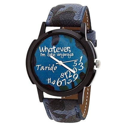 Tarido New Style Analog Blue Dial Men Watch - TD1582SL04