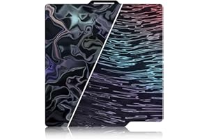 IDEAFORMER IR3 IdeaFormer PER Build Plate 257x257mm for Bambu Lab X1/X1C/X1E/P1P/P1S/A1, Wood Grain Textured+Water Ripples PER Spring Steel Plate Effect Sheet for Bambu 3D Printers