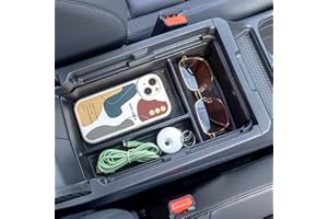 PIMCAR Center Console Organizer Compatible with Honda CRV 2023 2024 2025 Accessories CR-V Hybrid Sport Armrest Tray ABS Plastic Material Insert Divider Storage Box