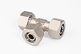 Maxline M8010 Equal Tee Fitting for 1/2-Inch Tubing