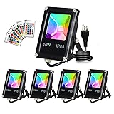 T-SUN Led Flood Light,10W RGB Color Changing
