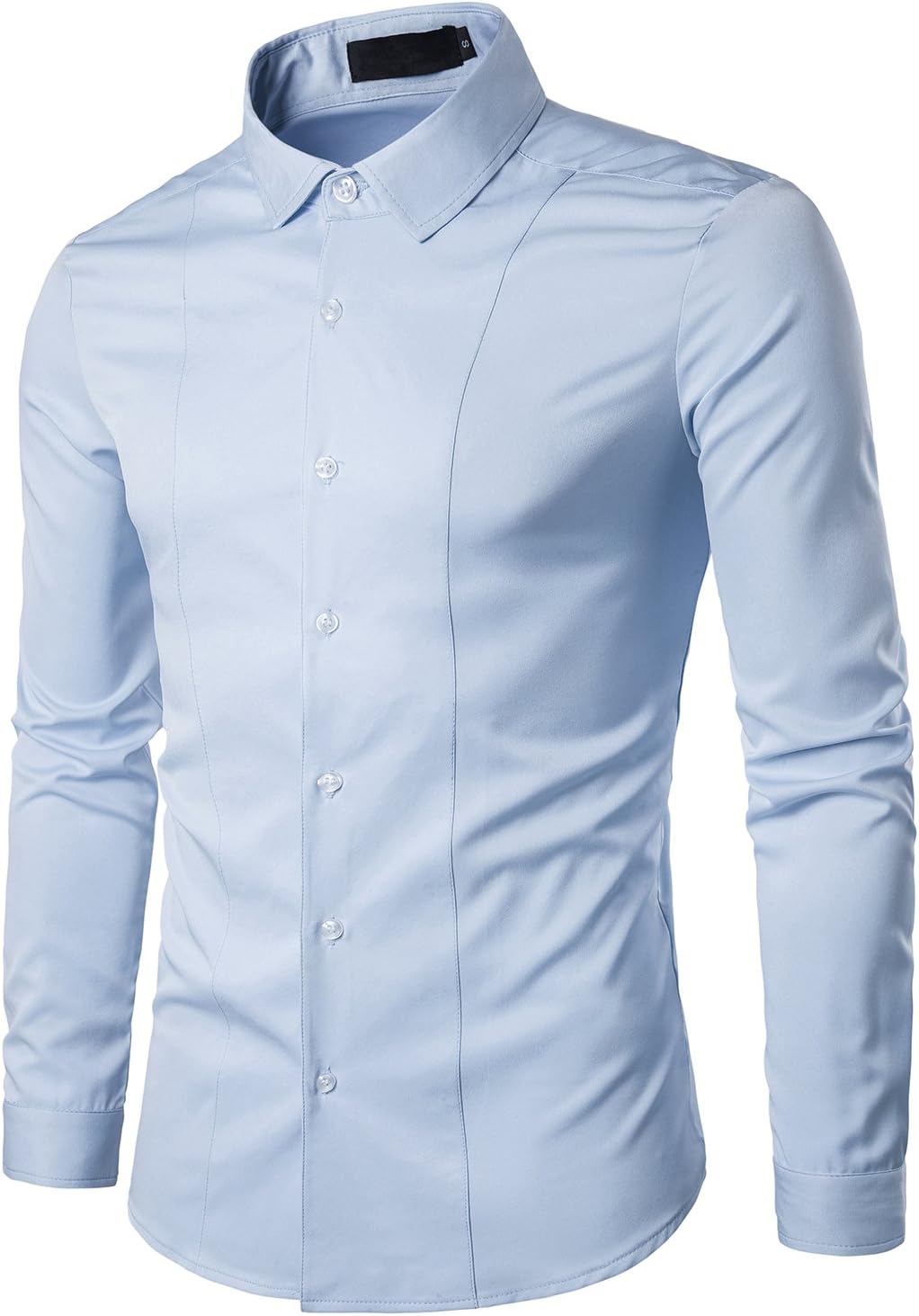 Kuson Men's Plain Classic Formal Shirt