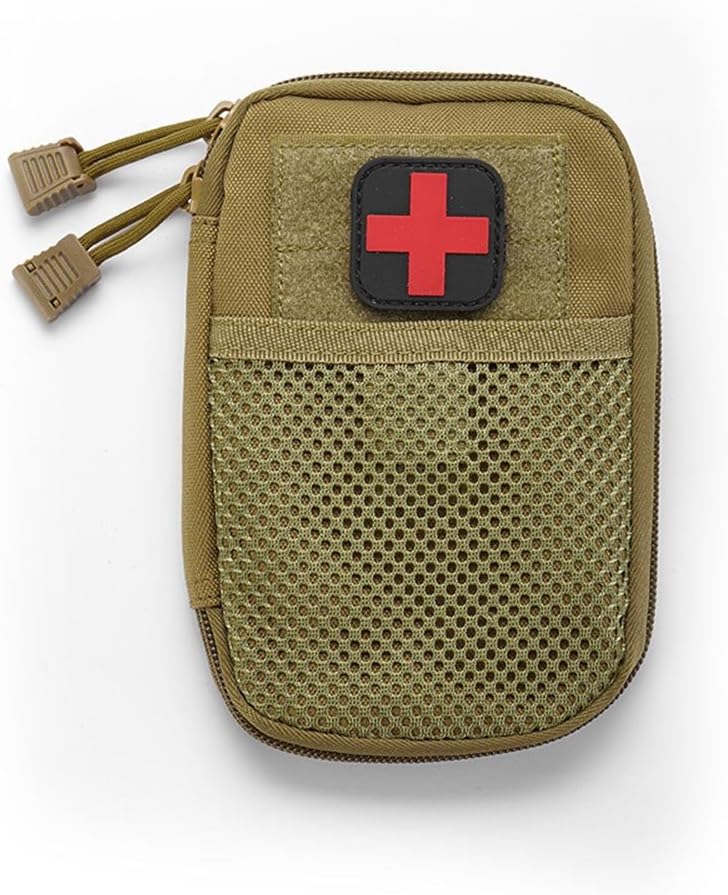 LIVIQILY Tactical Medical kit molle Accessory kit Camping First Aid Kits Medicine Storage Bag Portable Package Emergency Medical Kit Survival Medicine Pills Pocket Container Perfect (Army Green) : Sports & Outdoors