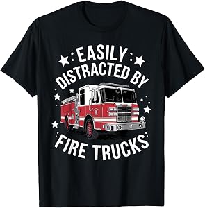 Cool Firefighter Design for Men Women Firemen Firefighter T-Shirt