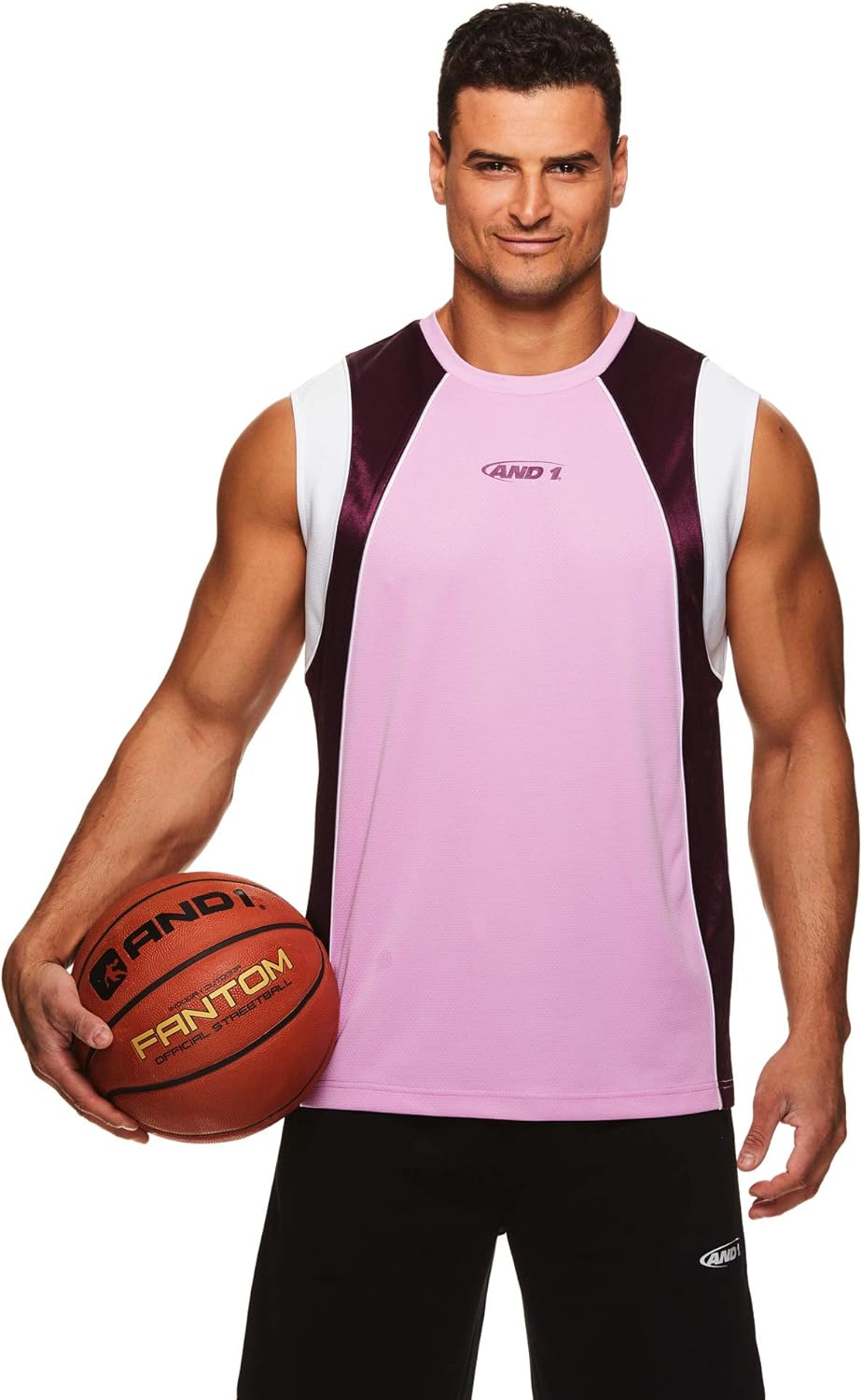 AND1 Men's Basketball Muscle Tank Top Sleeveless Workout & Training