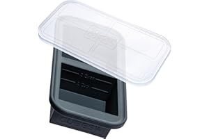 Souper Cubes 2 Cup Silicone Freezer Tray With Lid - Easy Meal Prep Container and Kitchen Storage Solution - Silicone Mold for Soup and Food Storage - Charcoal - 1-Pack