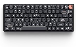 IQUNIX Magi75 Low Profile Keyboard Ultra Slim Wireless Mechanical Keyboard for Creamy Typing, Hot Swappable, Aluminum Case, P