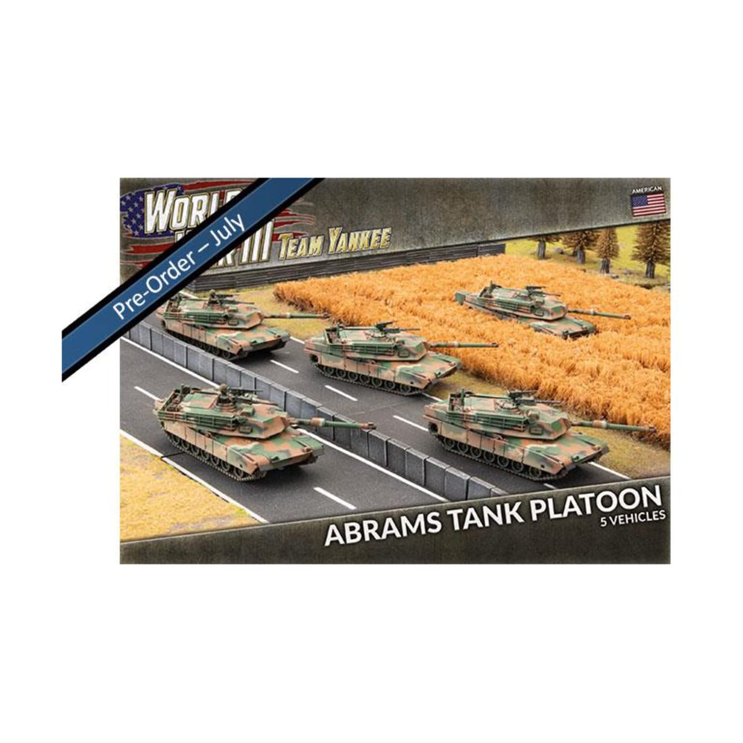 Team Yankee Abrams Tank Platoon (TUBX18)