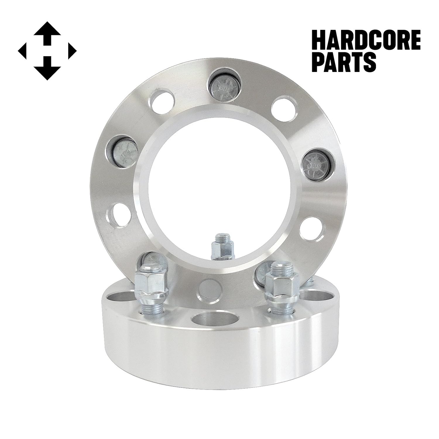 2 QTY Wheel Spacers Adapters 3" (1.5 inch Per Side) fits all 5x5.5