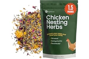 MagJo Chicken Nest Box Herbs, Bulk 1.5 pounds, Aromatic and Refreshes The Coop