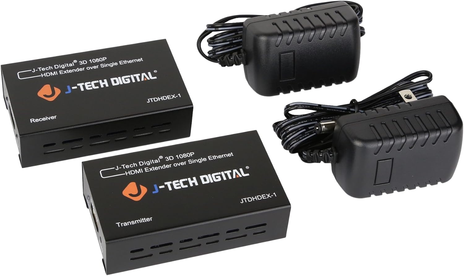 J-Tech Digital HDMI Extender By Single Cat 5E/6 Full Hd 1080P With Deep Color, EDID Copy, Dolby Digital/DTS: Home Audio & Theater