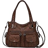 Purses and Handbags for Women Large Hobo Shoulder Bags Soft PU Leather Multi-Pocket Tote Bag | Large, Soft, PU Leather, Multi-Pocket