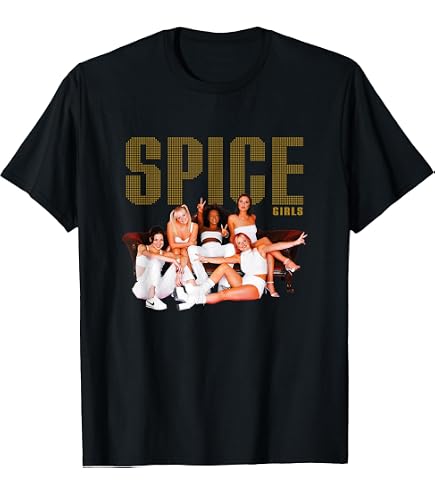 Amazon.com: Spice Girls T Shirt Pink Squad Adult Pink Short Sleeve