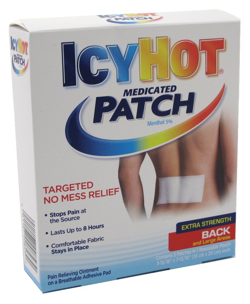 Icy Hot Patch Extra Strength Back & Large Areas (6 Pack